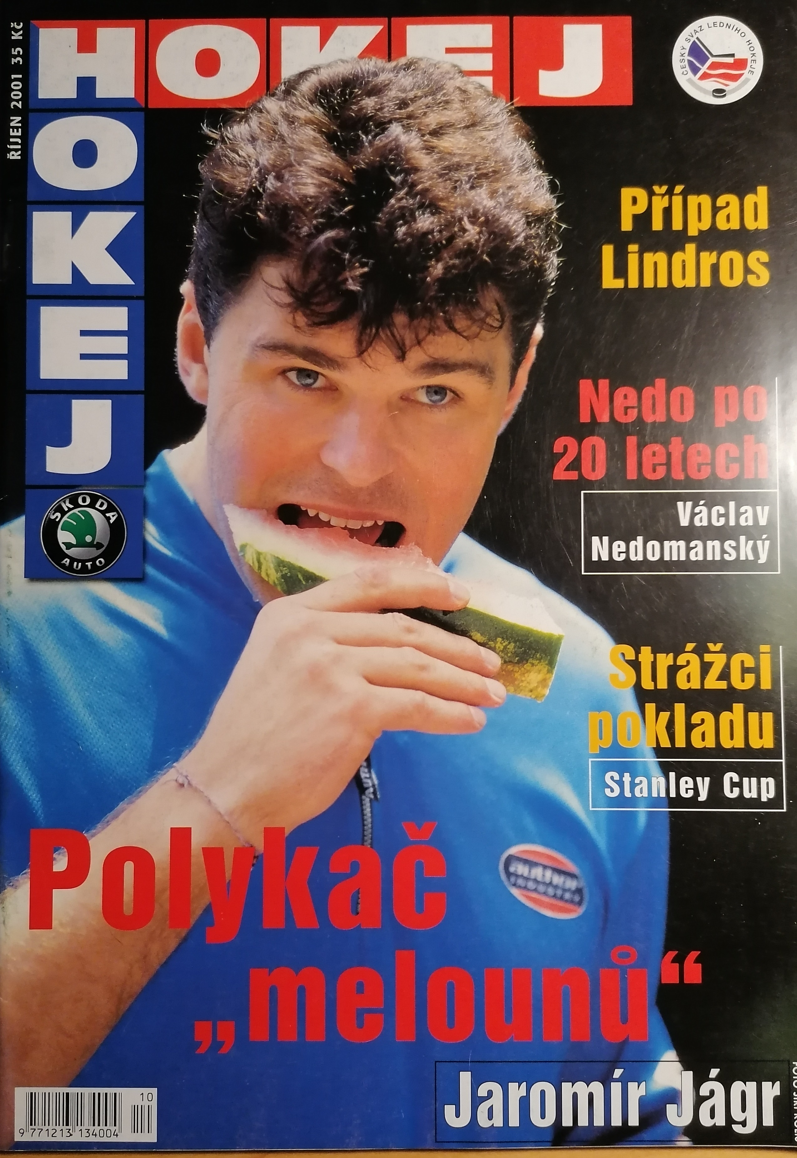 Hokej Jaromír Jágr Polykač melounů Marken cz Knihy dvd ročenky