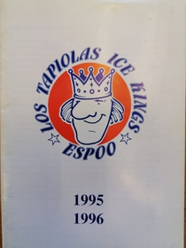 Ročenka Espoo Los Tapiolas ice kings 1995-1996 (finsky)