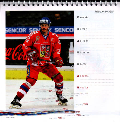 Hokejový kalendář 2012