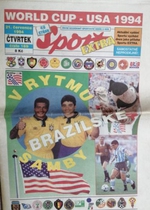 Deník Sport Extra: Mimořádné vydání po mistrovství světa ve fotbale 1994 (vydáno 21.7.1994)