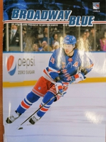 The official game program of the New York Rangers 2021-2022