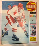 Stadión: Hokejisté ve finále Poháru Rudého práva se SSSR  (36/1982)