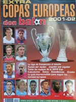 Copas Europeas don balon 2001-2002 (španělsky)