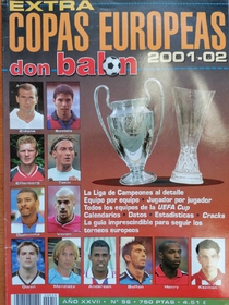 Copas Europeas don balon 2001-2002 (španělsky)