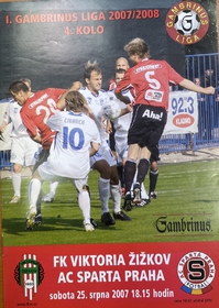 Zpravodaj FK Viktoria Žižkov - AC Sparta Praha (25.8.2007)