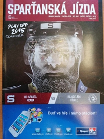 Zpravodaj HC Sparta Praha - HC Oceláři Třinec (1. a 2.4.2015)