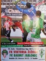 Zpravodaj FK Viktoria Žižkov - FK Baumit Jablonec (25.3.2012)