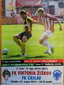 Zpravodaj FK Viktoria Žižkov - FK Čáslav (19.8.2012)