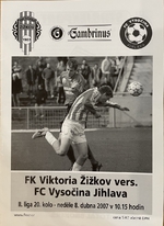 Zpravodaj FK Viktoria Žižkov - FC Vysočina Jihlava (8.4.2007)