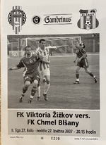 Zpravodaj Viktoria Žižkov - FK Chmel Blšany (27.5.2007)