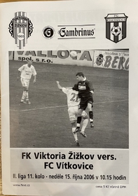 Zpravodaj FK Viktoria Žižkov - FC Vítkovice (15.10.2006)