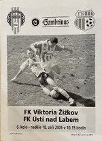 Zpravodaj FK Viktoria Žižkov - FK Ústí nad Labem (10.9.2006)