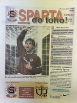 Sparta do toho! Oficiální program zápasu AC Sparta Praha - Torpedo Kutaisi (31.7.2002)