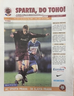 Sparta do toho! Oficiální program zápasu AC Sparta Praha - SK Slavia Praha (5.4.2002)