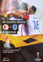 Oficiální zpravodaj SK Slavia Praha: Oficiální program zápasu SK Slavia Praha - KRC GENK (14.2.2019)