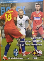 Oficiální zpravodaj FK Mladá Boleslav BOLEK: Oficiální program zápasu FK Mladá Boleslav - FCSB (15.8.2019)