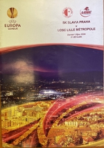 Oficiální program zápasu UEFA Europa League: SK Slavia Praha - LOSC Lille Métropole (1.10.2009)