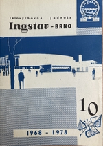 Mimořádné vydání ročenky Ingstav Brno 10 let: 1968-1978