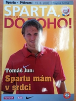 Sparta do toho!: Oficiální program AC Sparta Praha - FK Marila Příbram (19.8.2006)