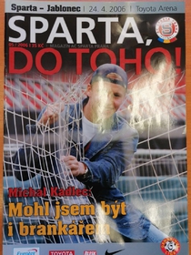 Sparta do toho!: Oficiální program AC Sparta Praha - FK Jablonec 97 (24.4.2006)