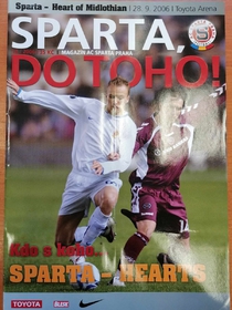 Sparta do toho!: Oficiální program AC Sparta Praha - Heart of Midlothian (28.9.2006)