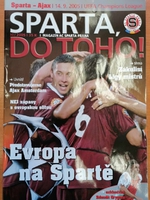 Sparta do toho!: Oficiální program AC Sparta Praha - Ajax Amsterdam (14.9.2005)