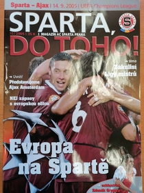 Sparta do toho!: Oficiální program AC Sparta Praha - Ajax Amsterdam (14.9.2005)