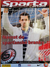 Sparta do toho!: Oficiální program AC Sparta Praha - FC Slovan Liberec (6.8.2007)