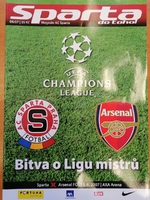 Sparta do toho!: Oficiální program AC Sparta Praha - Arsenal FC (15.8.2007)