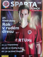 Sparta do toho!: Oficiální program AC Sparta Praha - FC Sheriff Tiraspol (6.8.2008)