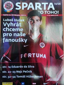 Sparta do toho!: Oficiální program AC Sparta Praha - NK Dinamo Záhřeb (2.10.2008)