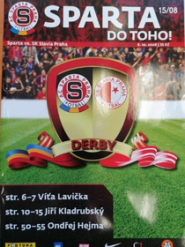 Sparta do toho!: Oficiální program AC Sparta Praha - SK Slavia Praha (6.10.2008)