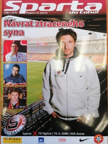 Sparta do toho!: Oficiální program AC Sparta Praha - FK Teplice (10.3.2008)