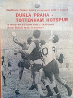Zpravodaj Dukla Praha - Tottenham Hotspur (14.2.1962)