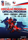 Oficiální program mistrovství světa do 18 let 2012 v Česku