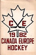 1982 Canada Europe Hockey