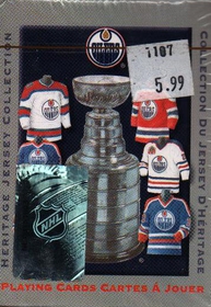 Pokerové karty - dresy Edmonton Oilers