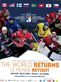 Oficiální program z MS žen v hokeji 2016, Kanada