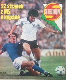 Stadión: Fotbal '82 - Mimořádné číslo k MS ve fotbale 1982 ve Španělsku (32/1982)