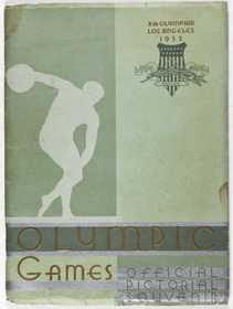 Official pictorial souvenir - Xth Olympic Games Los Angeles 1932
