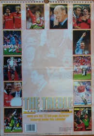 Nástěnný kalendář Manchester United 2000