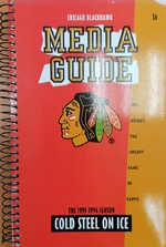 Chicago Blackhawks - Media Guide 1995-1996