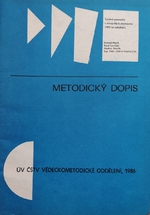 Metodický dopis - Souhrn poznatků z evropských mistrovství 1985 ve volejbalu