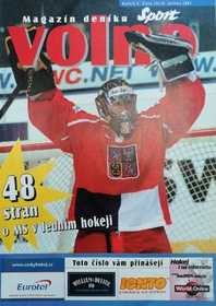 Deník Sport - Volno: Mimořádné vydání po mistrovství světa v ledním hokeji 2001