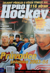 Pro Hockey: Mimořádné vydání před startem NHL 2003/2004 (9/2003)