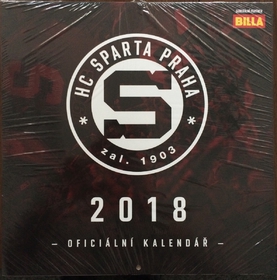 Nástěnný kalendář HC Sparta Praha 2018