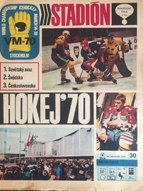 Stadión: Hokej '70 - Mimořádné číslo k MS v hokeji 1970 ve Stockholmu