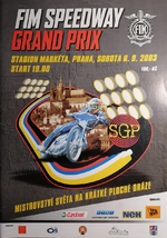 Oficiální program FIM Speedway Grand Prix 2003