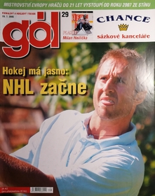 Gól - Hokej má jasno: NHL začne (29/2005)