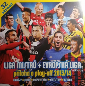 Časopis Pro Football - Mimořádná příloha o vyřazovací části evropských pohárů 2013/2014